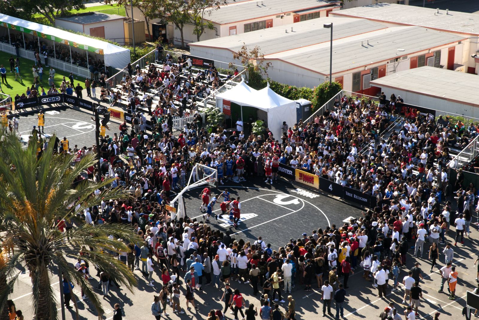 The Boogie — branded basketball court activation for YG