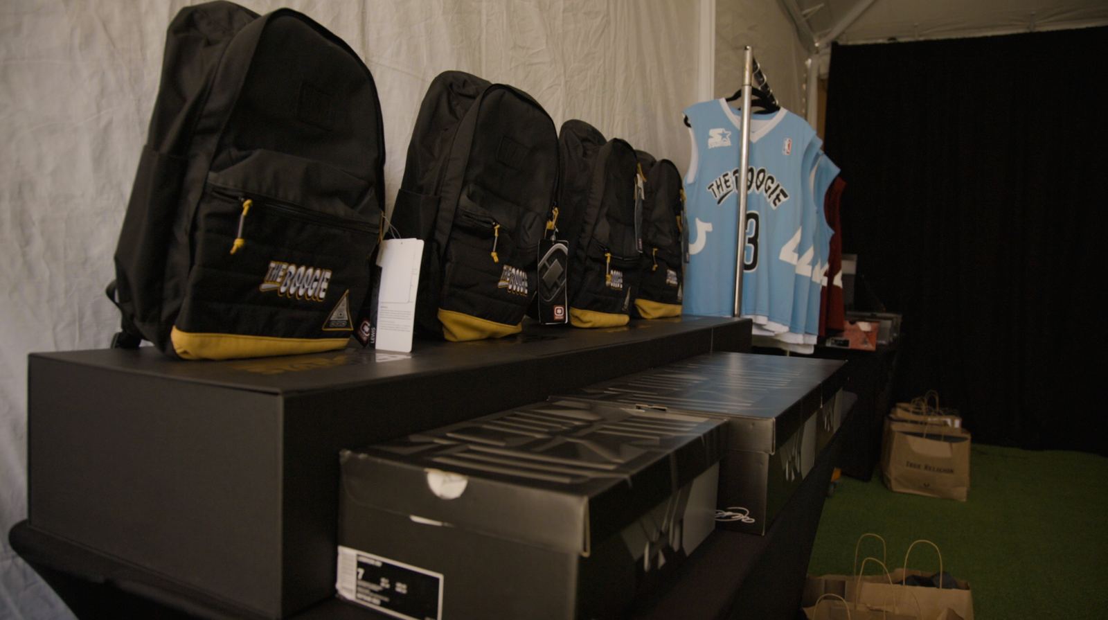 The Boogie — branded basketball court activation for YG
