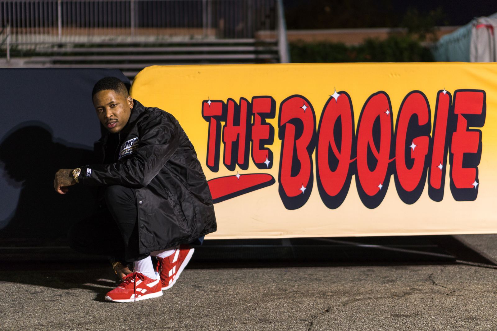 The Boogie — branded basketball court activation for YG