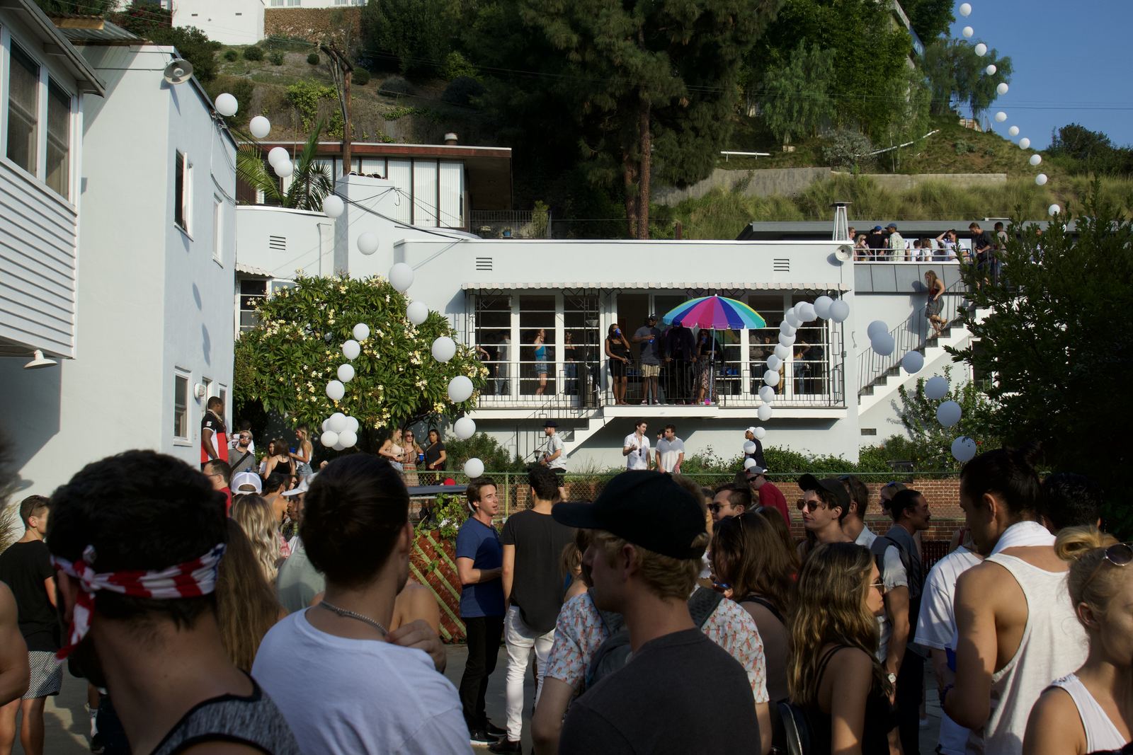 Brad Pitt Used to Live Here — estate party in the Hollywood Hills