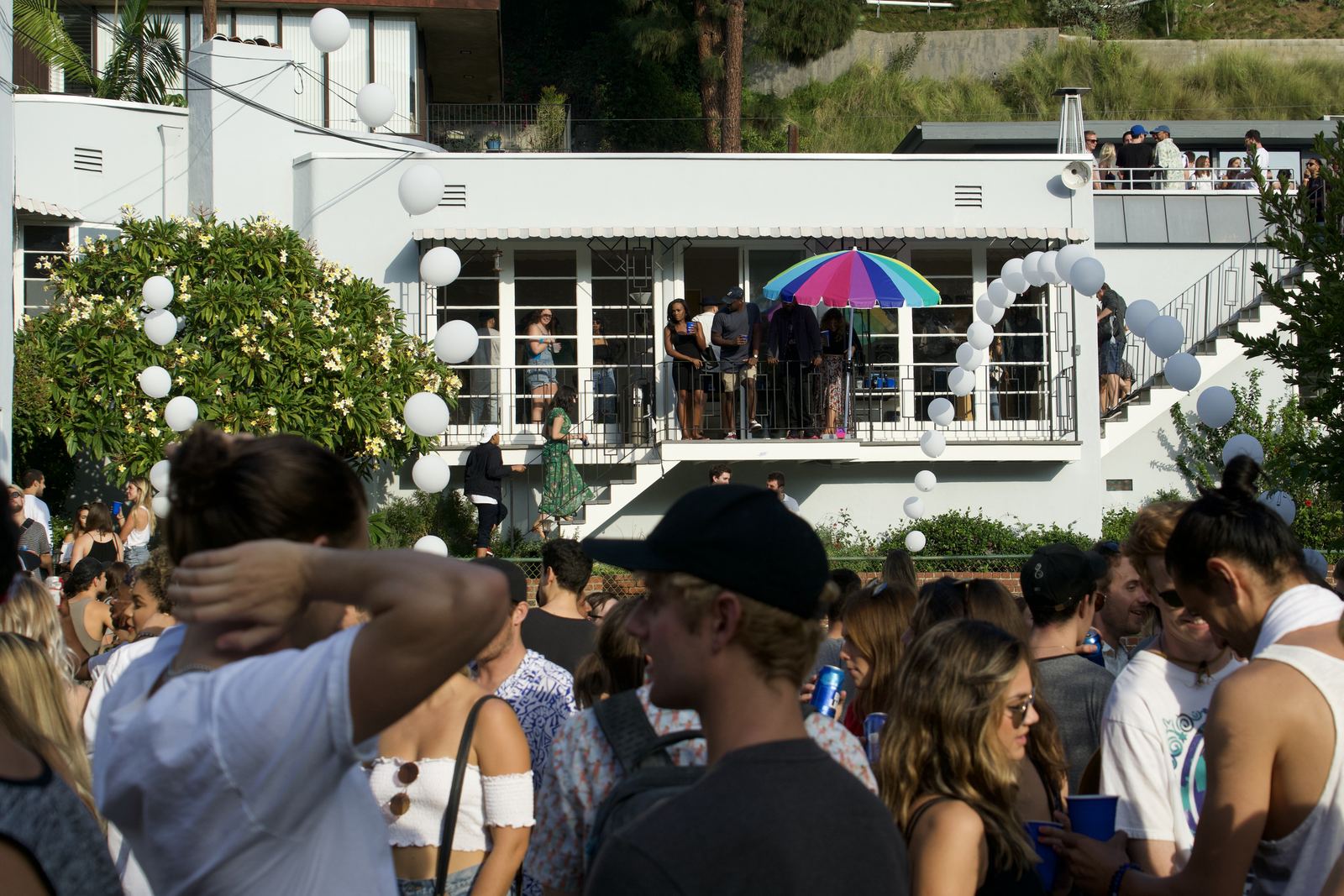 Brad Pitt Used to Live Here — estate party in the Hollywood Hills