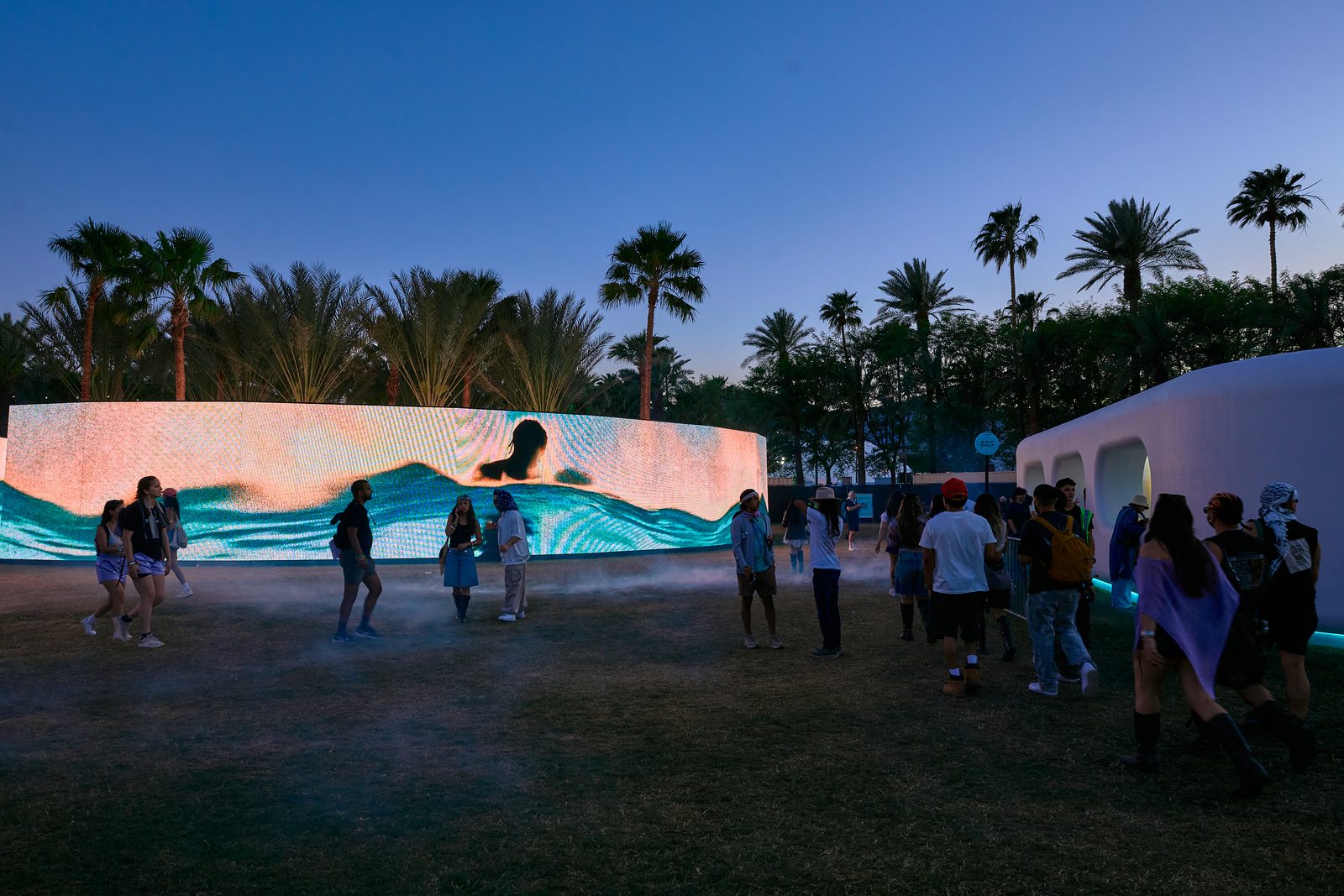 Skylrk and Justin Bieber activation at Coachella