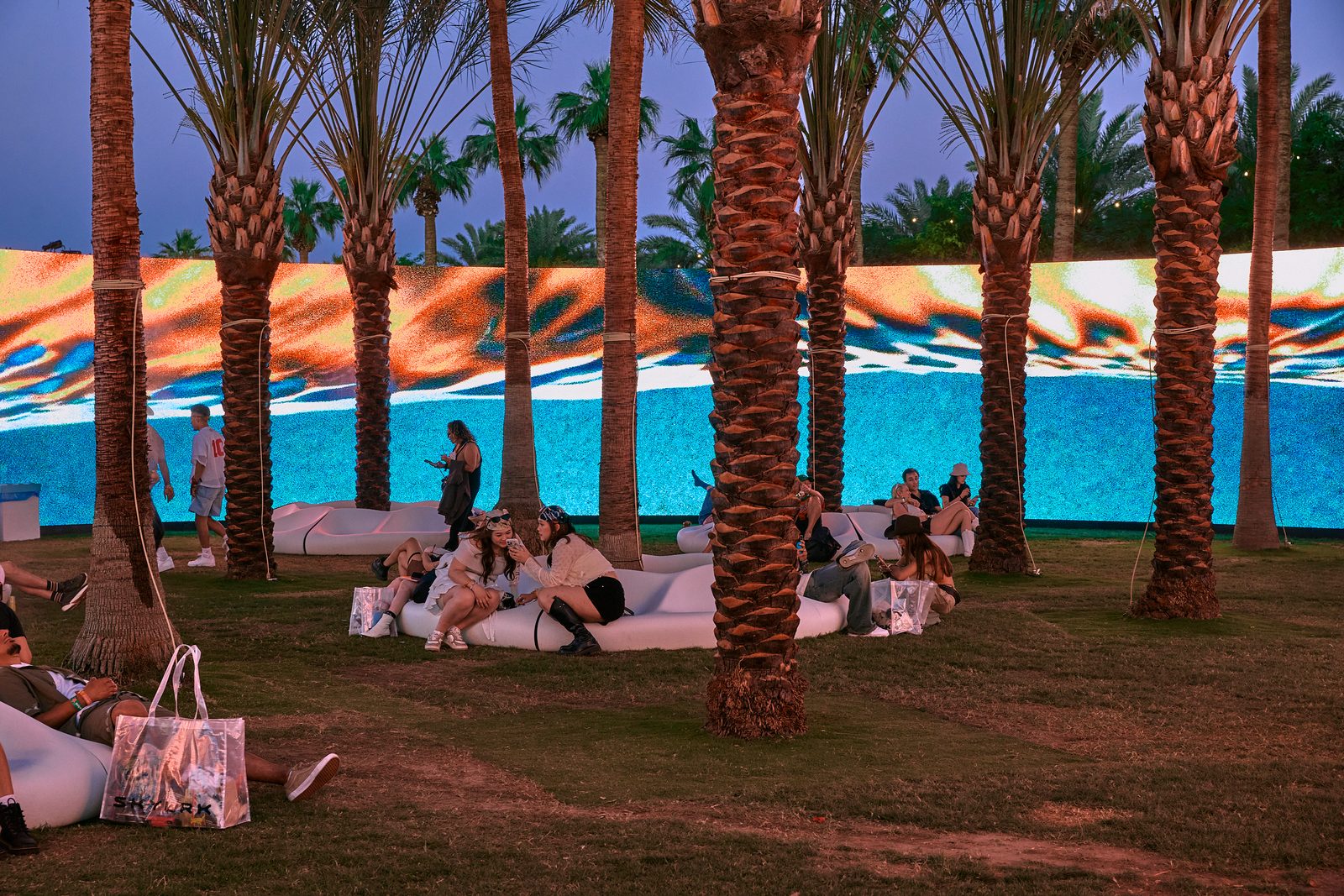 Skylrk and Justin Bieber activation at Coachella