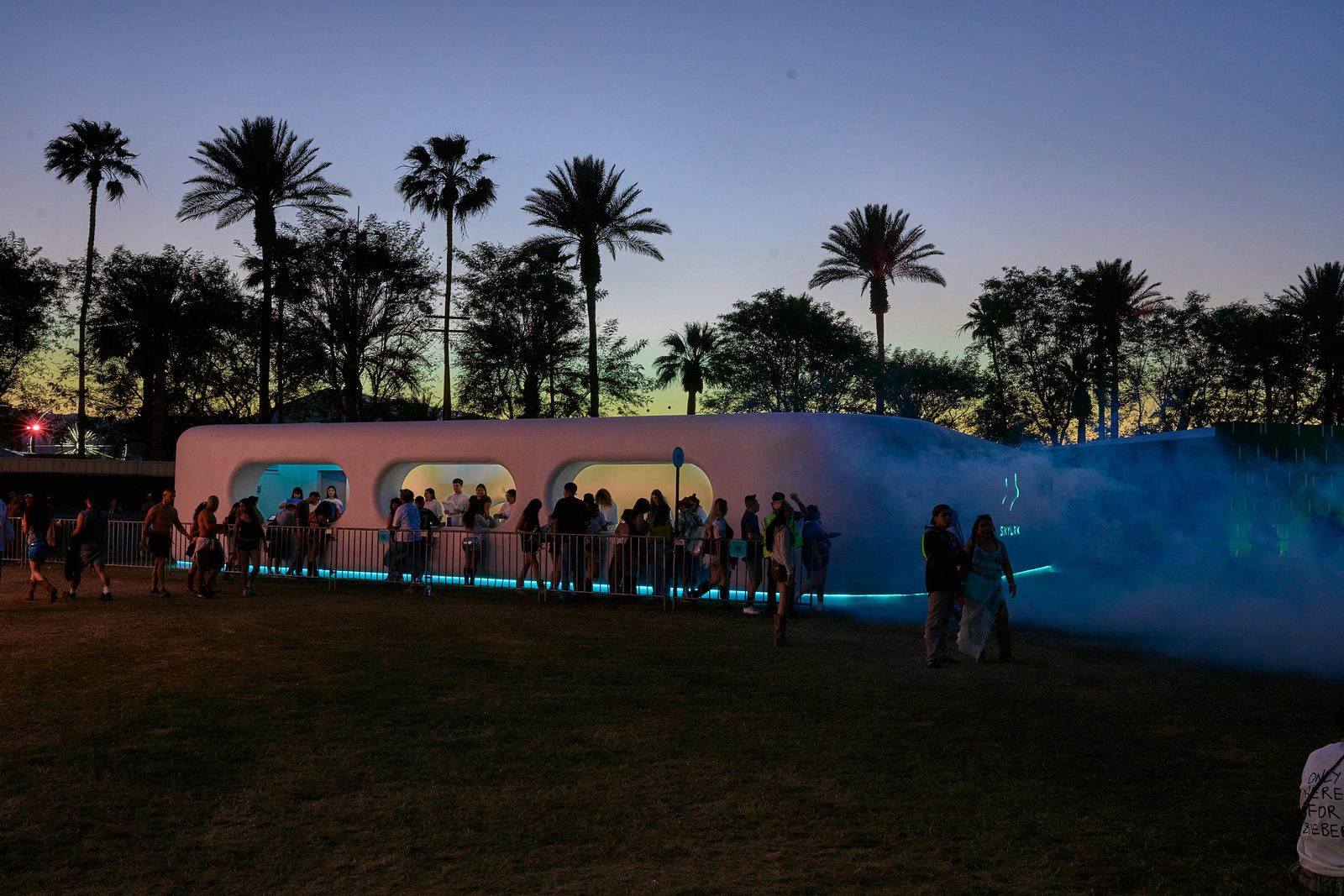 Skylrk and Justin Bieber activation at Coachella