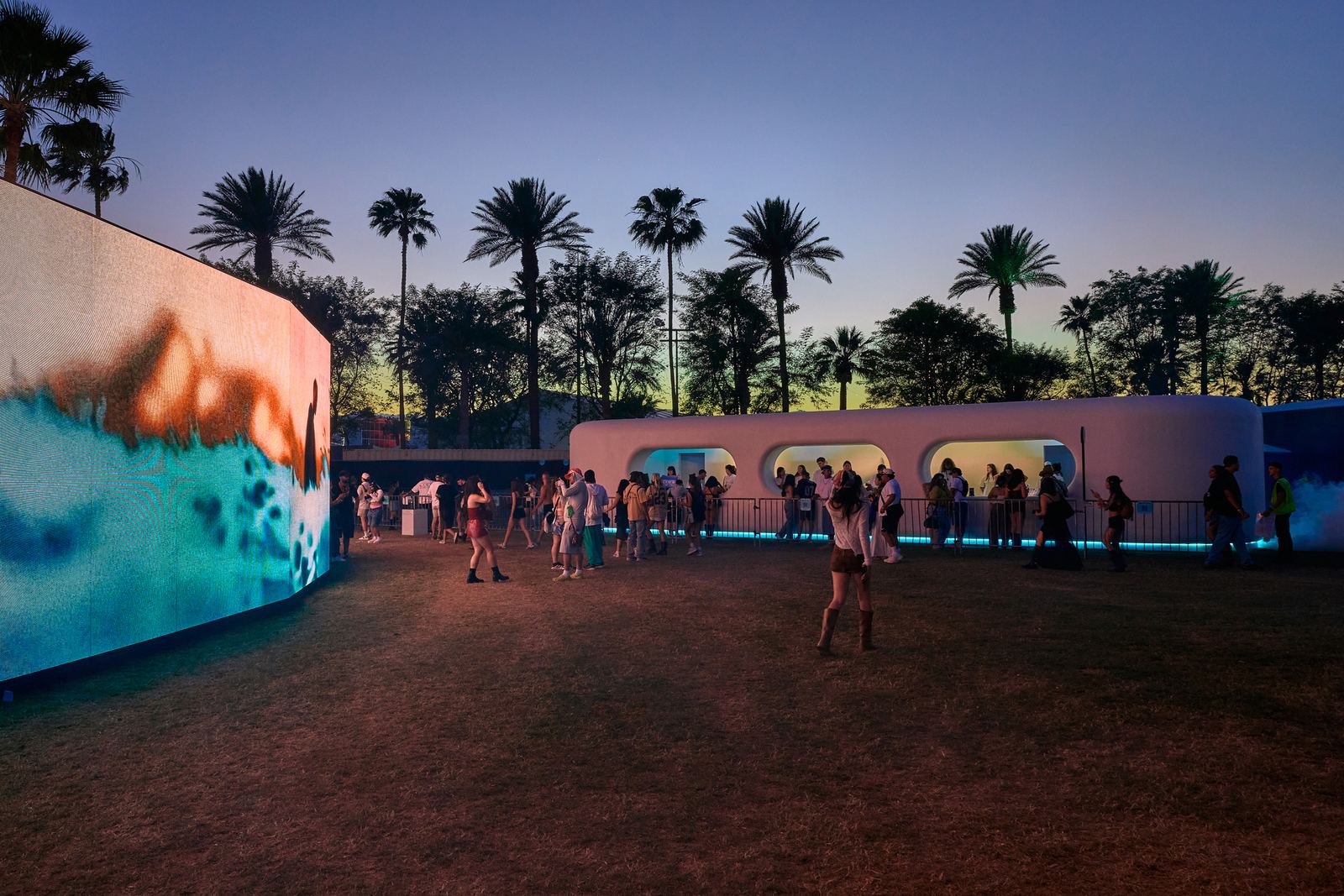 Skylrk and Justin Bieber activation at Coachella