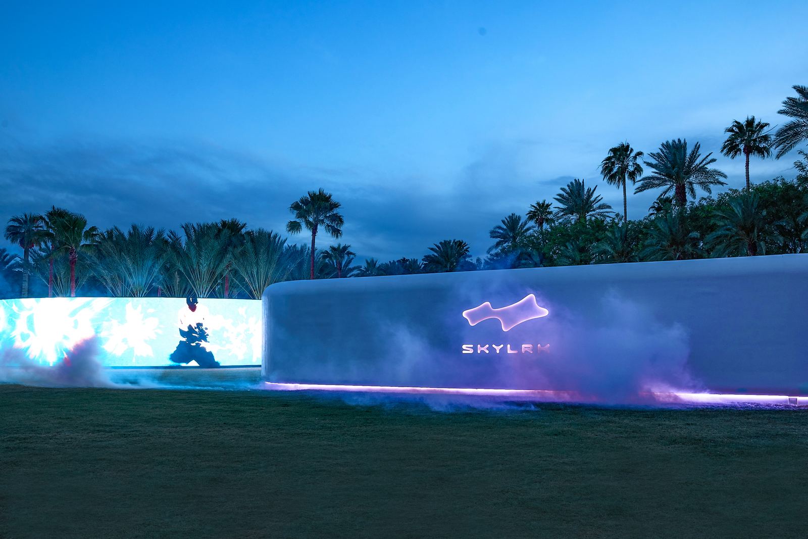 Skylrk and Justin Bieber activation at Coachella