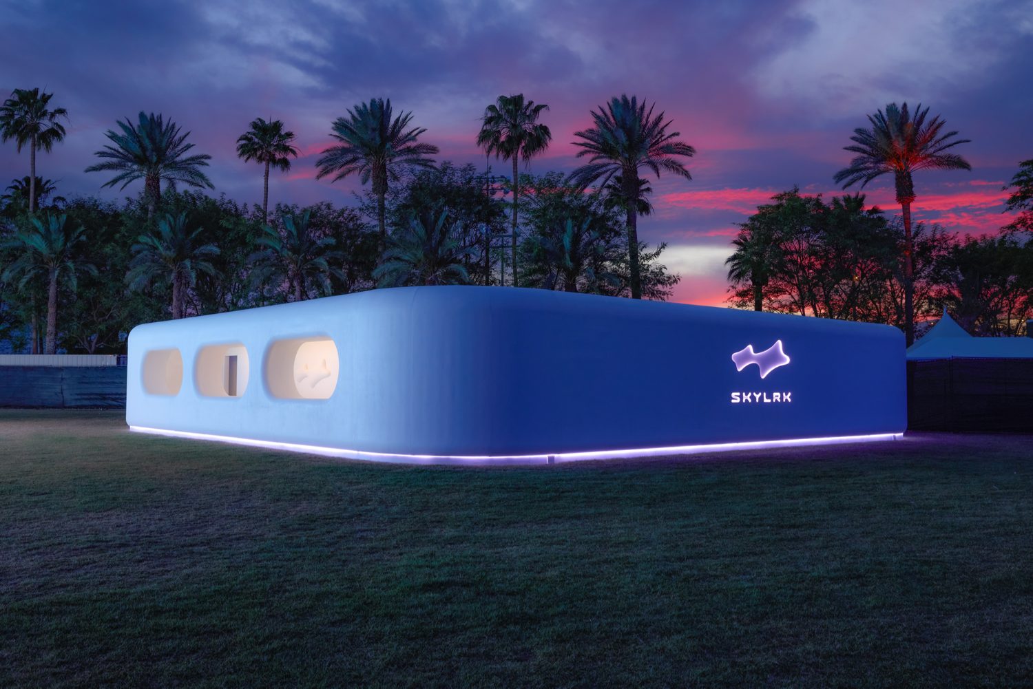 Skylrk and Justin Bieber activation at Coachella — as built
