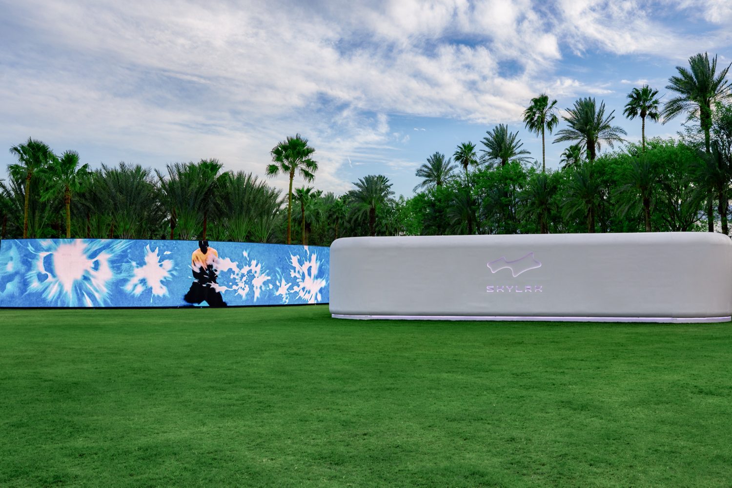 Skylrk and Justin Bieber activation at Coachella — as built